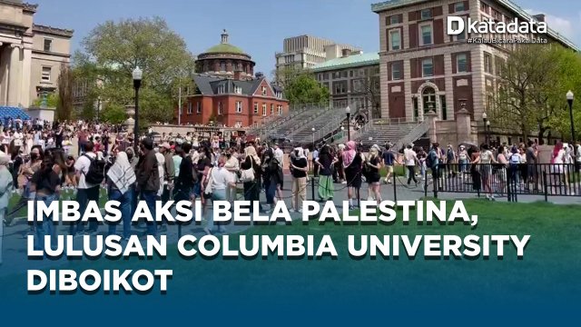 Imbas Aksi Bela Palestina, Lulusan Columbia University Diboikot