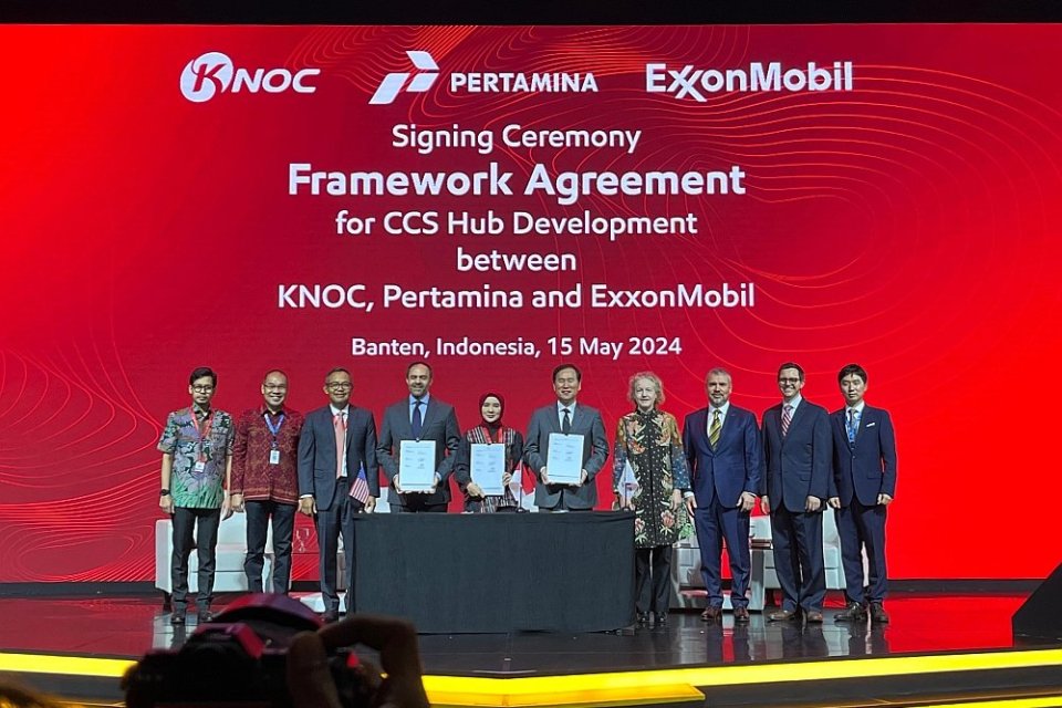 pertamina, ccs, exxonmobil, knoc, penangkapan karbon, ccus