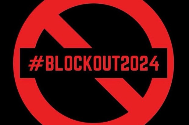 Simbol kampanye Blockout 2024