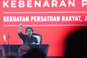 Ketua Umum Partai Demokrasi Indonesia Perjuangan (PDIP) Megawati Soekarnoputri 