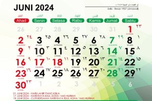 Daftar Libur Nasional dan Cuti Bersama Bulan Juni 2024