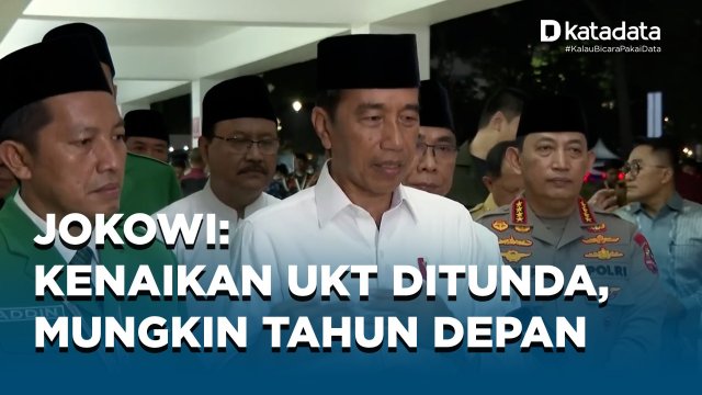 Jokowi: Kenaikan UKT Ditunda, Mungkin Tahun Depan