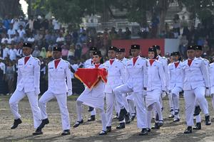 Upacara Hari Lahir Pancasila di Ende