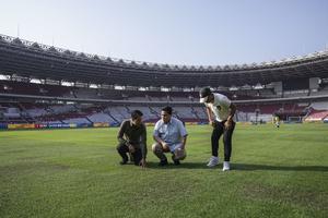 Ketum PSSI tinjau Stadion Utama GBK