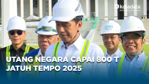 Utang Negara Capai 800 T, Jatuh Tempo 2025
