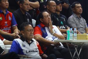 SBY menonton pertandingan Proliga di Malang