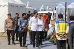 Presiden Jokowi tinjau proyek tanggul laut di Semarang