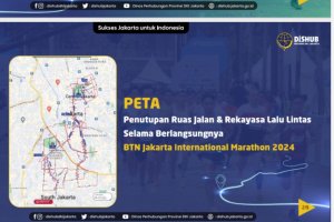 Daftar Ruas Jalan di Jakarta Ditutup