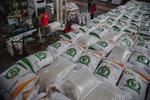 Penyaluran bantuan pangan beras