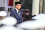 Presiden menjadi Inspektur upacara HUT Ke-78 Bhayangkara