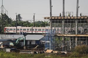 Pembangunan Stasiun Jatake Tangerang