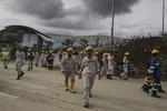 Pekerja Industri nikel di IWIP Halmahera Tengah