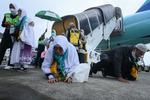 Kedatangan jamaah haji kloter pertama Aceh