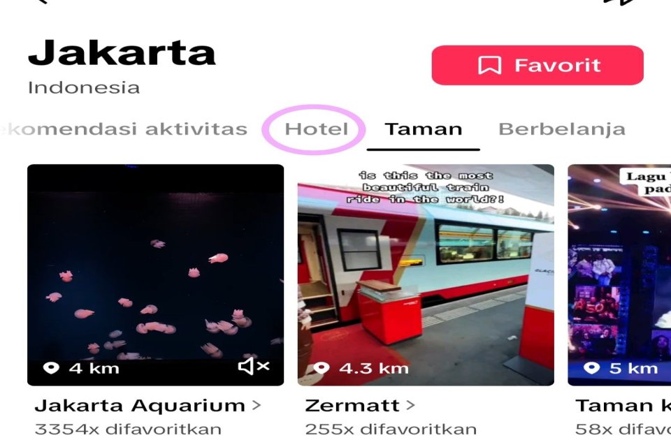 Cara pesan hotel lewat TikTok