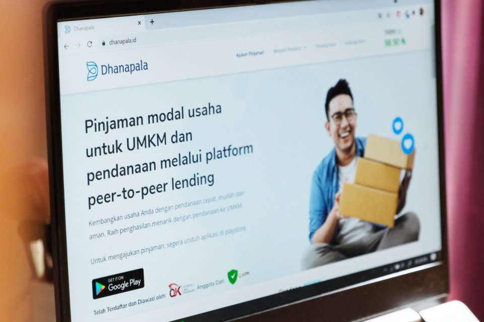 Dhanapala, pinjol tokopedia,