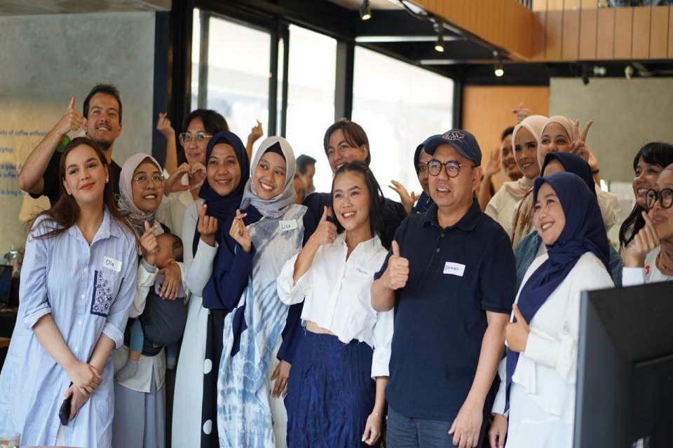 Sudirman Said menjadi pembicara dalam acara \"Biru Voices Ambassadors 2024\" yang diadakan oleh Yayasan Udara Anak Bangsa atau dikenal dengan Bicara Udara, di Gordy HQ, Cilandak Timur, Jakarta Selatan, pada Sabtu, (20/7). 