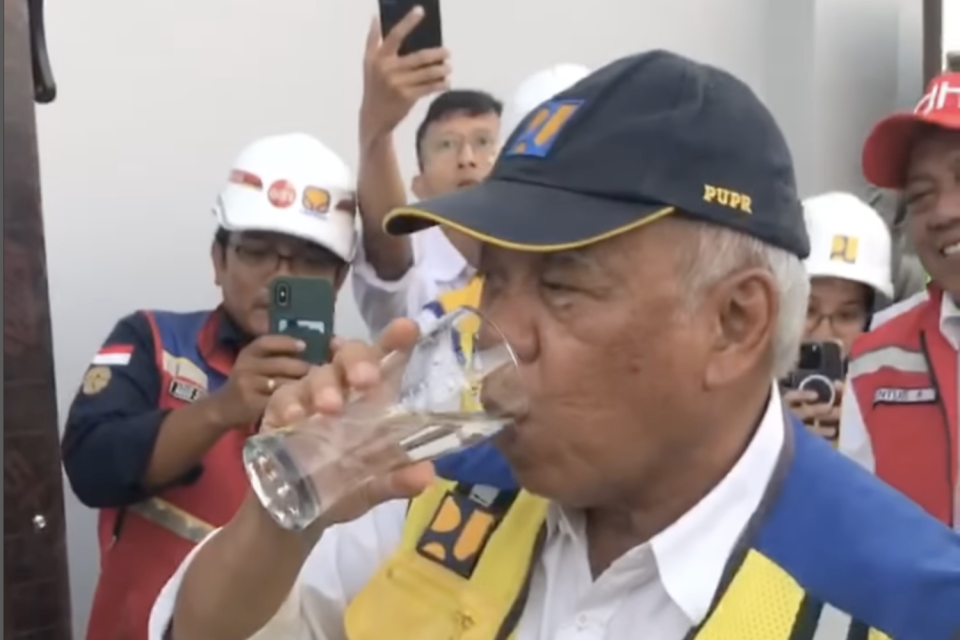 air minum ikn, basuki, jokowi