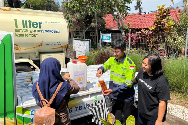 Amartha Fasilitasi Konversi Minyak Jelantah jadi Bioavtur