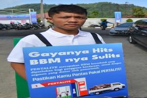 Sosialisasi program subsidi tepat pertalite di Padang