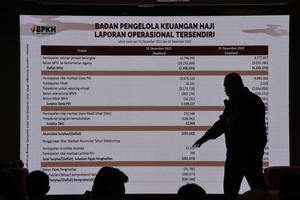 Konferensi Pers terkait defisit laporan pengelolaan keuangan haji