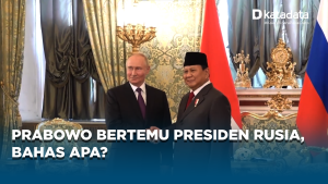 Prabowo Bertemu Presiden Rusia, Bahas Apa?