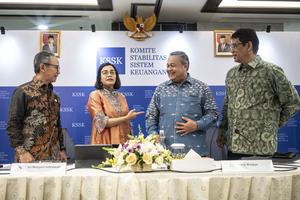 Konferensi pers Komite Stabilitas Sistem Keuangan