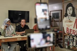 Konferensi pers perkembangan kasus Afif Maulana