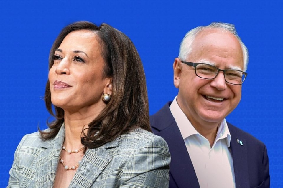 Calon Presiden AS Kamala Harris memilih Tim Walz sebagai calon Wakil Presidennya. Foto: Instagram/Kamala Harris