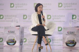 CEO BNP Paribas Asset Management Maya Kamdani di acara Katadata Safe 2024.