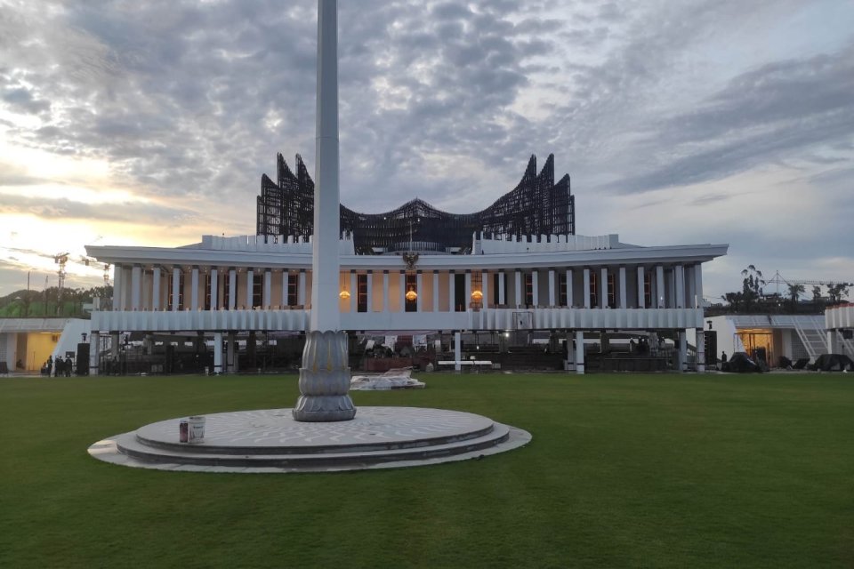 Istana Ibu Kota Nusantara (IKN), Rabu (7/8/2024). 