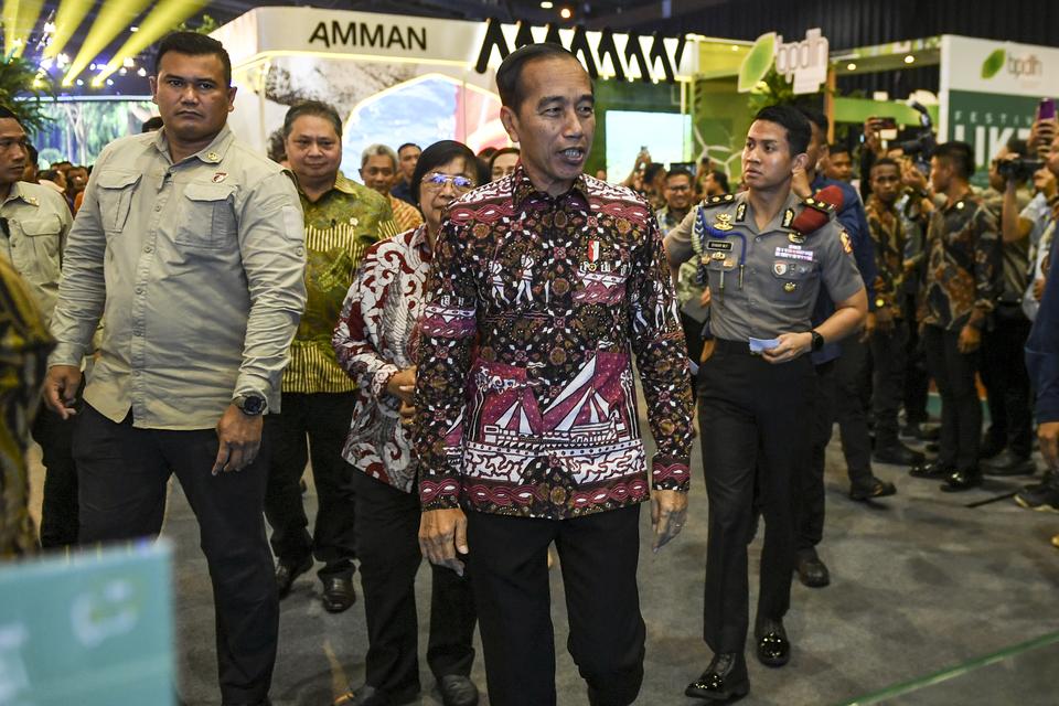 jokowi, tambang, persemaian