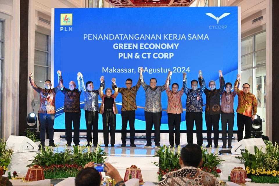 Wujudkan Transisi Energi, PLN dan CT Corp Kerja Sama Kembangkan Energi Hijau