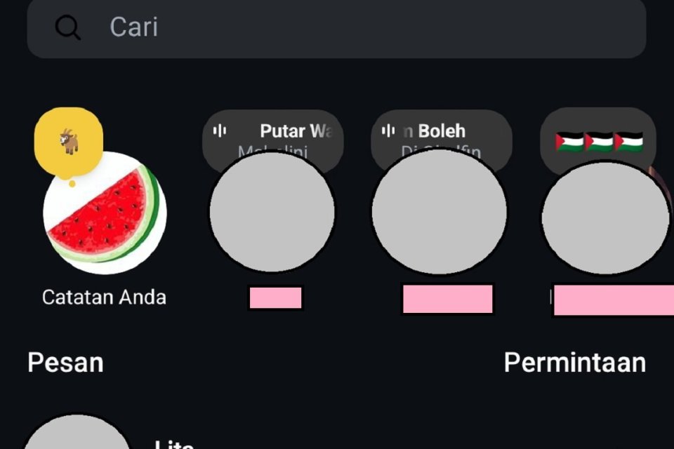 Fitur Instagram Notes berubah jadi emas,