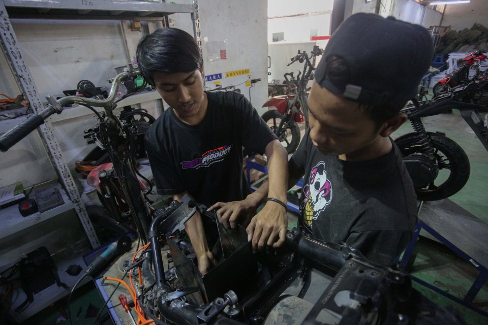 Kementerian ESDM Gelar Konversi Motor Listrik Gratis