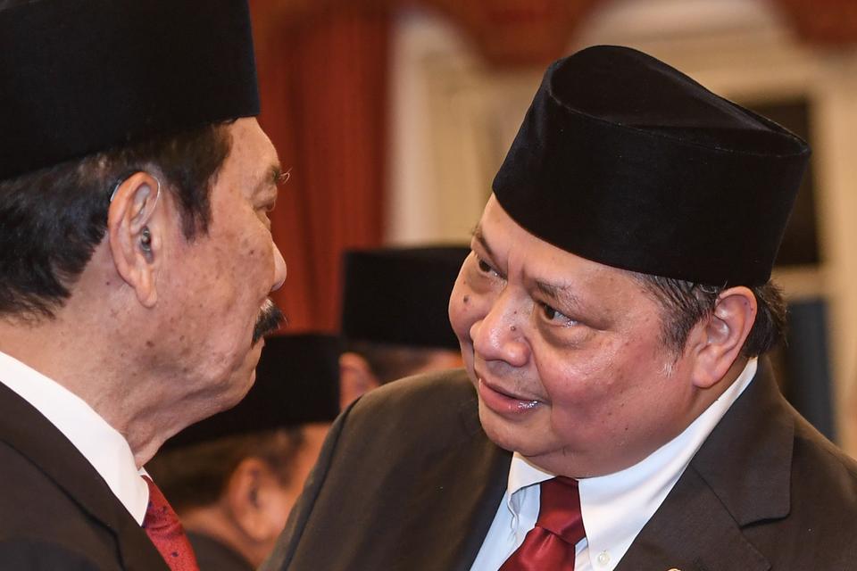 dewan ekonomi nasional, den, luhut binsar pandjaitan, airlangga hartarto