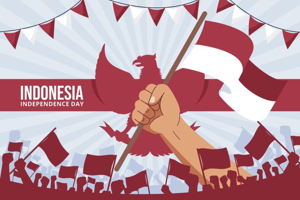 Ucapan Dirgahayu Republik Indonesia untuk Banner 17 Agustus