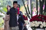 Presiden Jokowi tiba di kompleks Parlemen