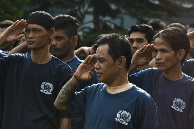 Upacara HUT RI di Lapas Kelas I Cipinang