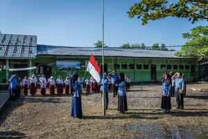 Upacara HUT RI di Banjarmasin