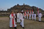 Pradaksina Merdeka di Borobudur