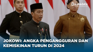 Jokowi: Angka Pengangguran dan Kemiskinan Turun di 2024