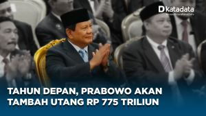 Tahun Depan, Prabowo akan Tambah Utang Rp 775 Triliun