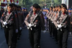 Peringatan Hari Juang Polri di Surabaya