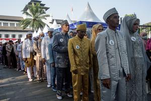 Nikah massal di Gedung Sate Bandung