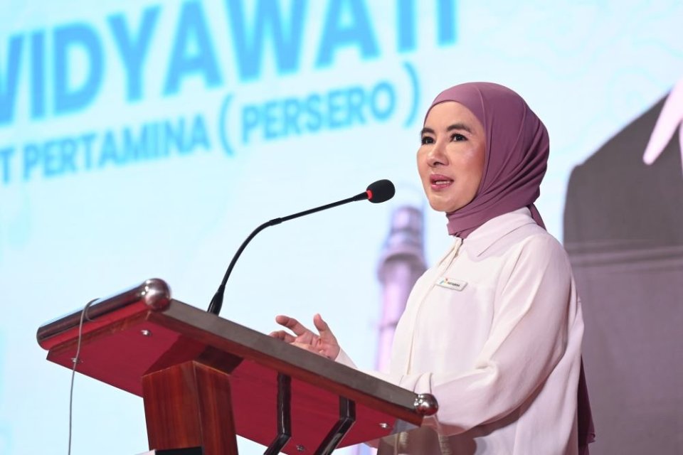 Direktur Utama Pertamina Nicke Widyawati, nicke, nicke widyawati, pertamina