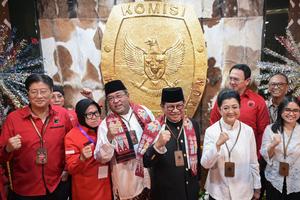 Pramono Anung-Rano Karno daftar Pilgub DKI Jakarta