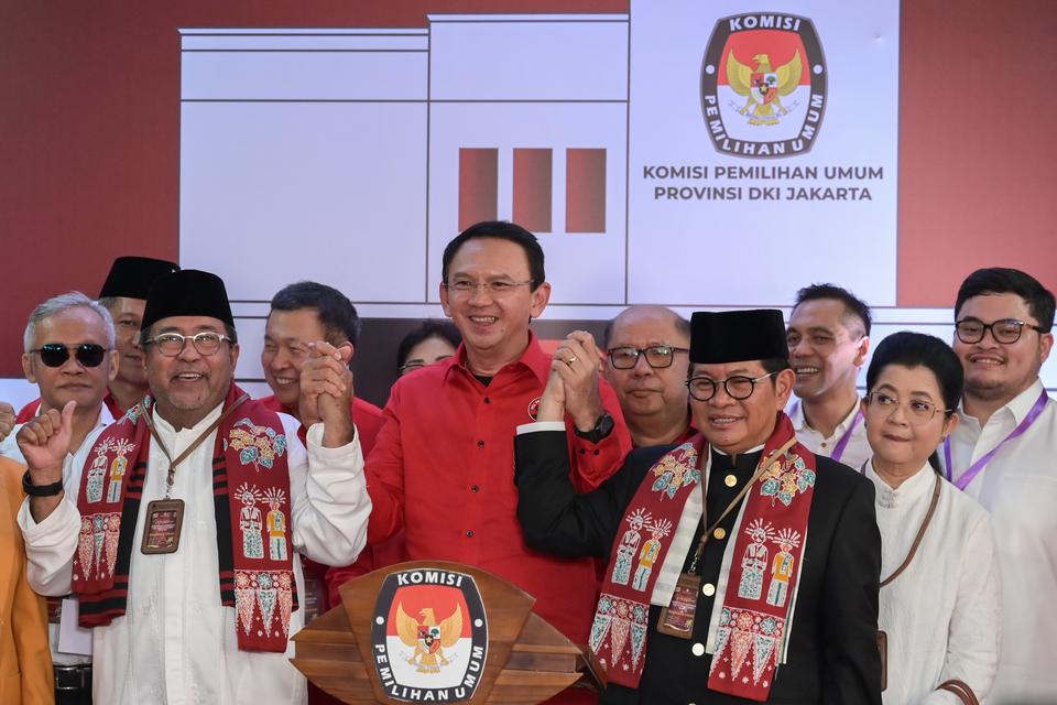 ahok, pramono anung, rano karno