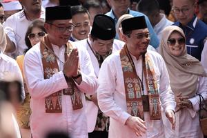 Ridwan Kamil-Suswono daftar Pilgub DKI Jakarta