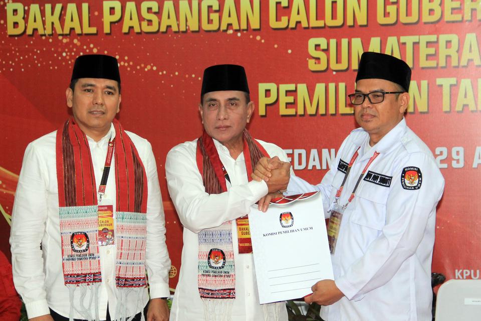 edy rahmayadi, bobby nasution, pilkada sumut