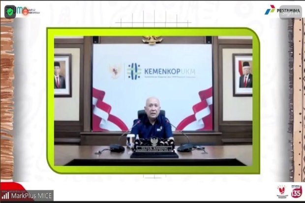 Menteri Koperasi dan UKM Teten Masduki mengapresiasi Pertamina UMK Academy 2024 karena sejalan dengan program Pemerintah untuk mendorong pelaku UMK agar berdaya saing dan naik kelas.